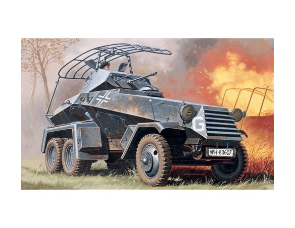 Italeri IT7032 SD KFZ 232 6 RAD KIT 1:72 Modellino