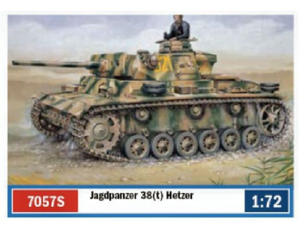 Italeri IT7057 JAGDPANZER 38 (T) HETZER KIT 1:72 Modellino