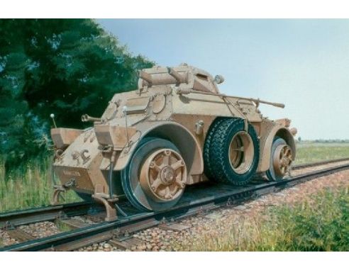 Italeri IT7064 AUTOBLINDA AB 40 FERROVIARIA KIT 1:72 Modellino