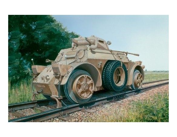 Italeri IT7064 AUTOBLINDA AB 40 FERROVIARIA KIT 1:72 Modellino