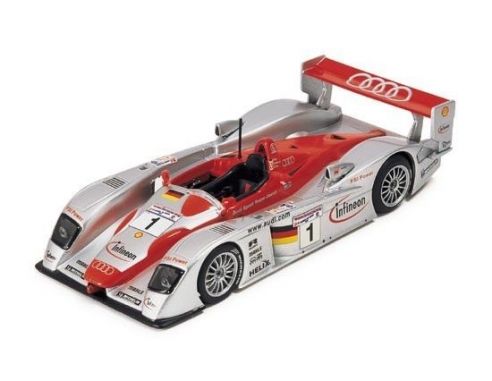 Ixo model LM2002 AUDI R 8 N.1 WINNER LM 2002 1:43 Modellino