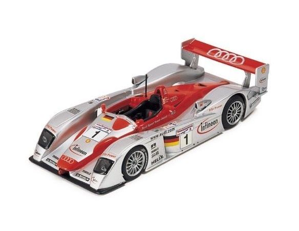 Ixo model LM2002 AUDI R 8 N.1 WINNER LM 2002 1:43 Modellino