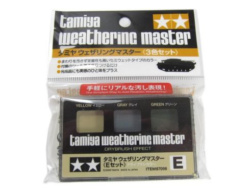 TAMIYA 87098 weathering master E (Yellow/Gray/ Green Modellismo