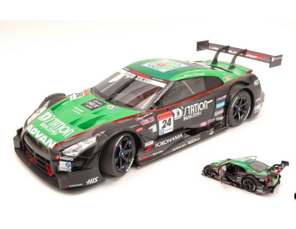 Ebbro EB81019 NISSAN GT-R N.24 10th SUPER GT500 2014 M.KRUMM-D.SASAKI 1:18 Modellino