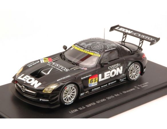 Ebbro EB45288 MERCEDES SLS N.65 8th SUPER GT300 H.KUROSAWA-N.GAMOU 1:43 Modellino