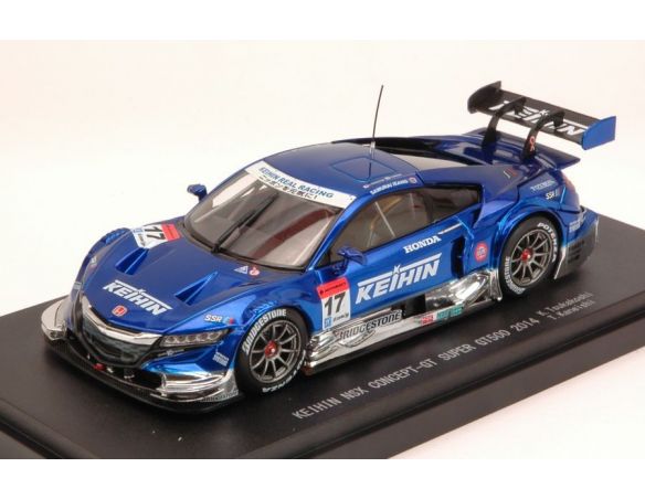 Ebbro EB45073 HONDA NSX N.17 12th SUPER GT500 K.TSUKAKOSHI-T.KANEISHI 1:43 Modellino