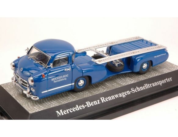 Premium Classixx PREM12225 MERCEDES PORTAUTO RENNWAGEN BLU 1:43 Modellino