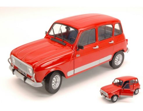 Solido SL1800102 RENAULT 4L GTL CLAN 1986 RED 1:18 Modellino