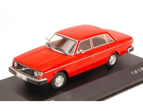 White Box WB129 VOLVO 244 GL 1978 RED 1:43 Modellino