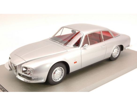 Tecnomodel TMD1813D ALFA ROMEO 2600 SZ (SPRINT ZAGATO) 1965 ARGENTO LIM.PCS 70 1:18 Modellino