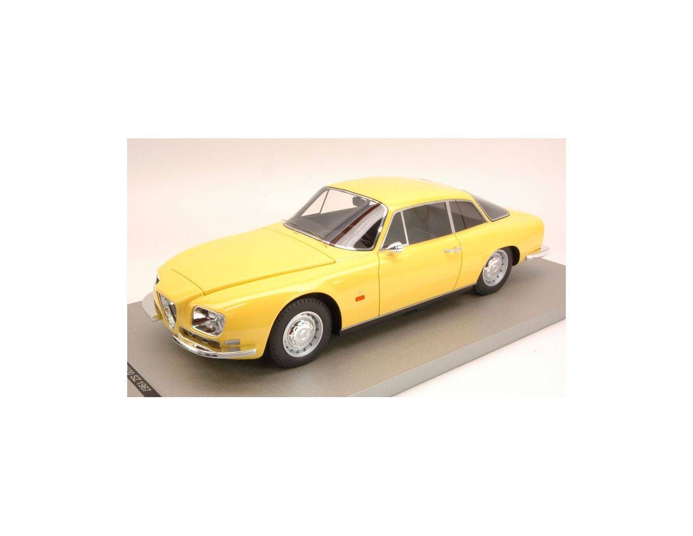 top model tmd1813a alfa romeo 2600 sz sprint zagato 1965 giallo senape limpcs 80 118 modellino