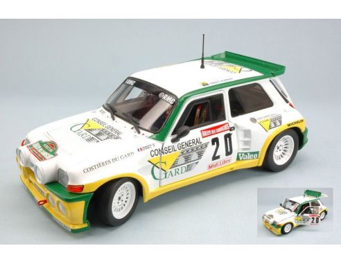 Solido SL1850001 RENAULT 5 MAXI T.N.20 ACCIDENT RALLY GARRIGUES 1986 TOUREN-NEYRON 1:18 Modellino