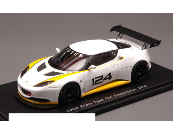 Spark Model S2204 LOTUS EVORA TYPE 124 PRES.2009 1:43 Modellino