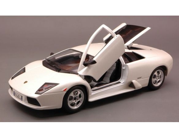 BBURAGO BU22054W LAMBORGHINI MURCIELAGO 2001 WHITE 1:24 Modellino