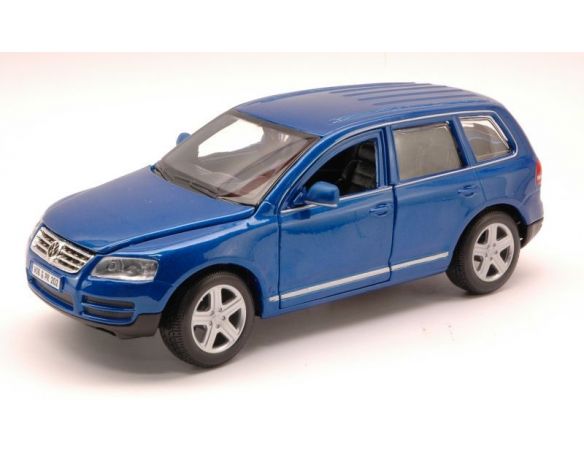 Bburago BU22015BL VW TOUAREG 2002 BLUE 1:24 Modellino