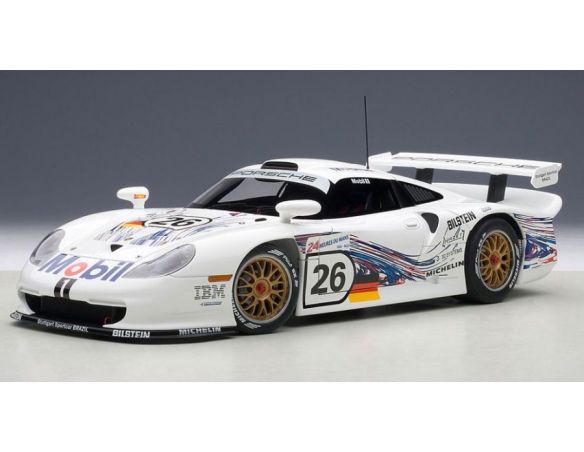 AUTOART AA89773 PORSCHE 911 GT1 N.26 DNF LM 1997 COLLARD-KELLENERS-DALMAS 1:18 Modellino