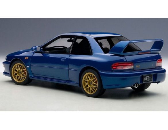 Auto Art / Gateway AA78602 SUBARU IMPREZA 22B 1998 UP-GRADED VERSION BLUE 1:18 Modellino