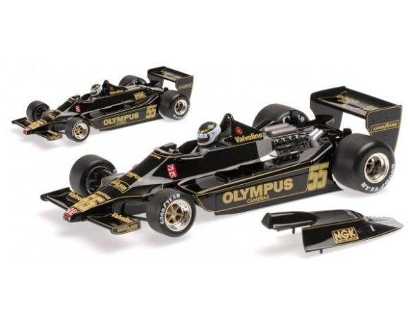 Minichamps PM100780055 LOTUS FORD 79 J.P.JARIER 1978 N.55 CANADIAN GP 1:18 Modellino