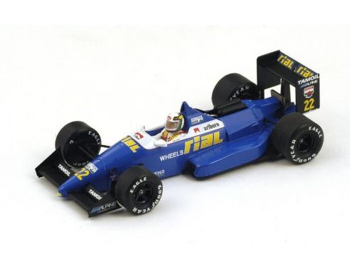 Spark Model S4311 RIAL ARC1 A.DE CESARIS 1988 N.22 COLLISION BELGIUM GP 1:43 Modellino