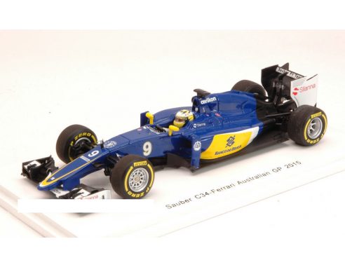 Spark Model S4608 SAUBER C34 FERRARI M.ERICSSON 2015 N.9 8th AUSTRALIAN GP 1:43 Modellino