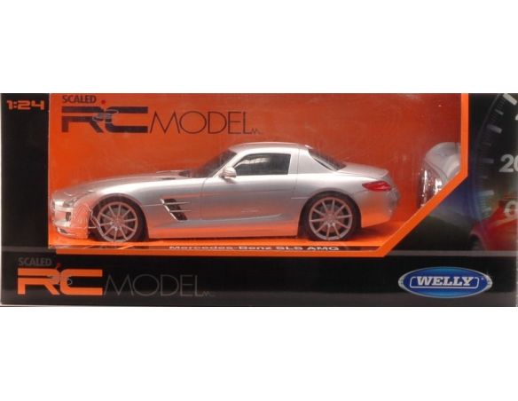 Welly WE84002 MERCEDES SLS AMG RADIOCOMANDO 1:24 Modellino