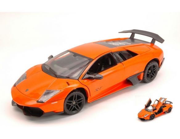 RASTAR RAT39300O LAMBORGHINI MURCIELAGO LP670-4 SV 2009 ORANGE 1:24 Modellino