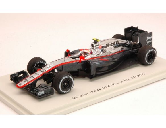 Spark Model S4614 MC LAREN HONDA MP4-30 J.BUTTON 2015 N.22 11th CHINESE GP 1:43 Modellino