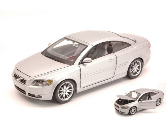 Bburago BU22100S VOLVO C 70 COUPE' 2006 SILVER 1:24 Modellino