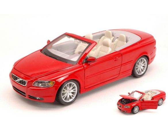 Bburago BU22101R VOLVO C 70 CABRIO 2006 RED 1:24 Modellino