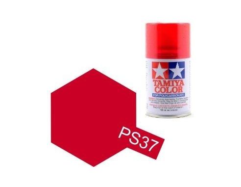 Tamiya Bomboletta PS37 TRANSLUCENT RED Spray Color per plastica