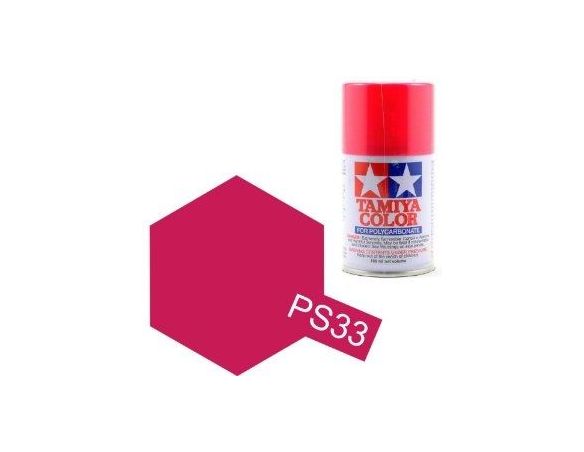 Tamiya Bomboletta PS33 CHERRY RED Spray Color per policarbonato