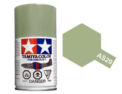 Tamiya Bomboletta AS29 GRAY GREEN Spray Color Aircraft