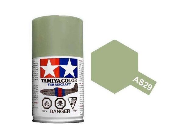 Tamiya Bomboletta AS29 GRAY GREEN Spray Color Aircraft