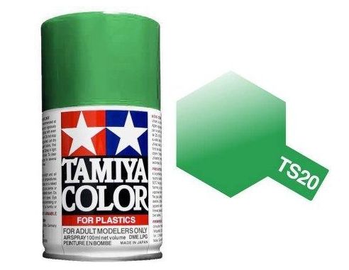 Tamiya Bomboletta TS20 METALLIC GREEN Spray Color Per plastica