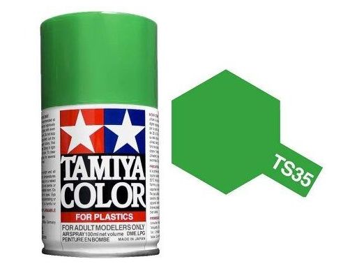 Tamiya Bomboletta TS35 Park Green Spray Color Per plastica