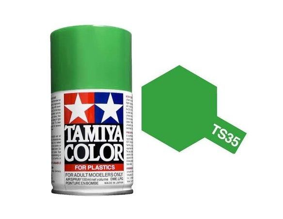 Tamiya Bomboletta TS35 Park Green Spray Color Per plastica