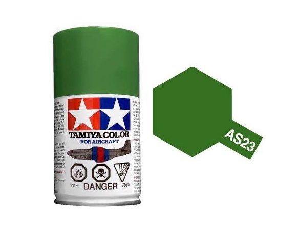 Tamiya Bomboletta AS23 LIGHT GREEN LUFTWAFFE Spray Color Per Aircraft