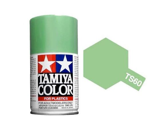 Tamiya Bomboletta TS60 PEARL GREEN Spray Color Per Plastica