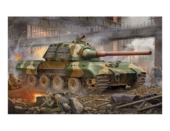 TRUMPETER 00384 GERMAN E 100 SUPER HEAVY TANK Modellino