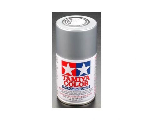 Tamiya Bomboletta PS48 SEMI GLOSS SILVER ANODIZED Color Per Policarbonato