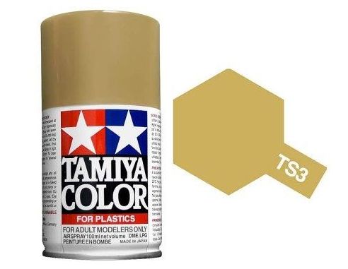 Tamiya Bomboletta Spray TS3 DARK YELLOW Color Per Plastica