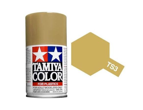 Tamiya Bomboletta Spray TS3 DARK YELLOW Color Per Plastica