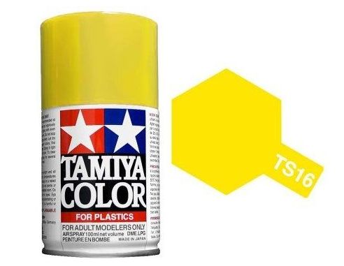 Tamiya Bomboletta Spray TS16 YELLOW Color Per Plastica