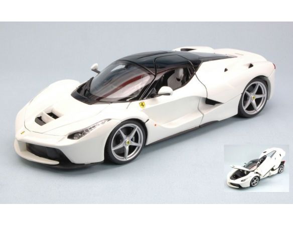 Bburago BU16001W FERRARI LA FERRARI 2013 WHITE 1:18 Modellino