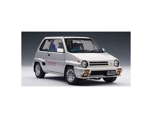 Auto Art / Gateway AA73281 HONDA CITY TURBO II C/MOTOCOMPO GIALLO 1:18 Modellino
