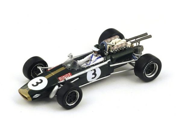 Spark Model S4337 BRABHAM BT24 J.RINDT 1968 N.3 3rd SOUTH AFRICAN GP 1:43 Modellino