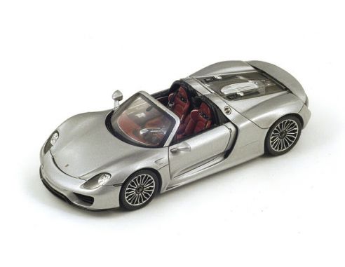 Spark Model S4244 PORSCHE 918 SPYDER 2014 SILVER 1:43 Modellino