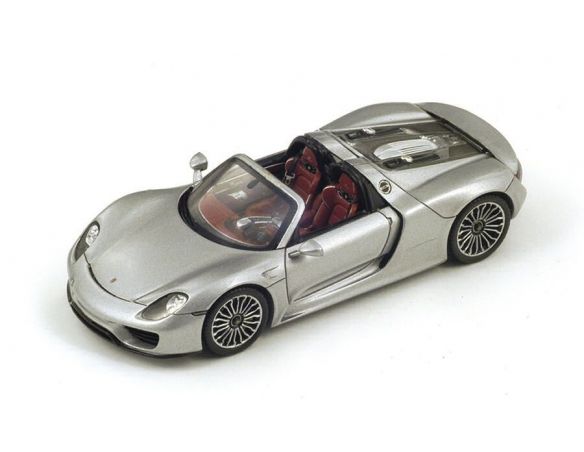 Spark Model S4244 PORSCHE 918 SPYDER 2014 SILVER 1:43 Modellino