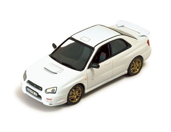 Ixo model MOC031 SUBARU IMPREZA WRX STI'03 WHITE 1:43 Modellino