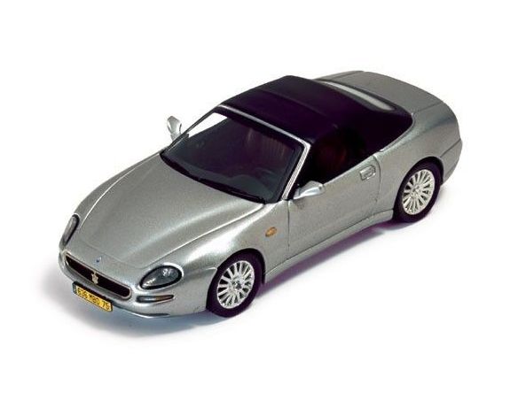 Ixo model MOC035 MASERATI SPYDER SOFT TOP SILVER 1:43 Modellino